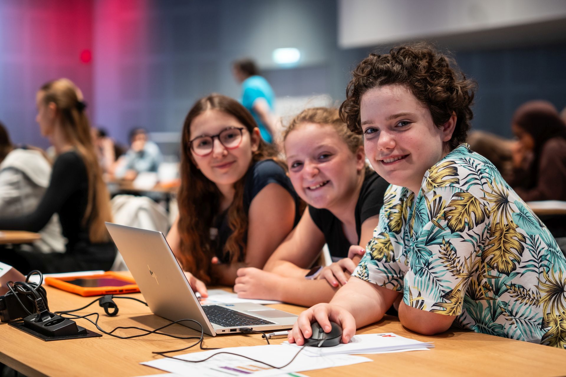 Mädchen beim Girls Hackathon
